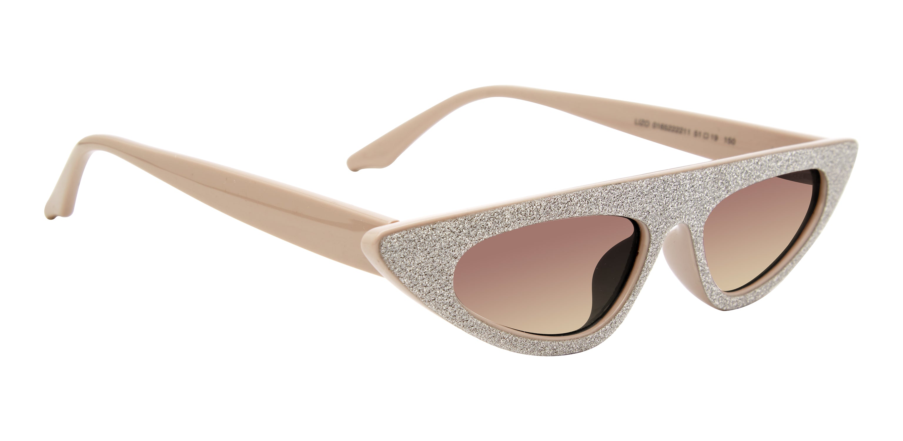 OCCHIALI LIZO TAN GLITTER ARGENTO